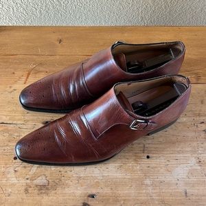 Mezlan Spanish Leather Monk Strap shoes